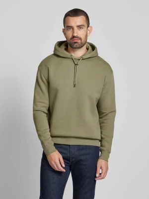 Bluza z kapturem i prążkowanymi wykończeniami model ‘Swift’ CINQUE