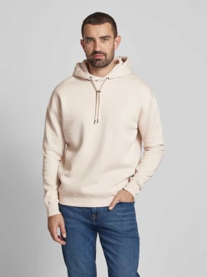 Bluza z kapturem i prążkowanymi wykończeniami model ‘Swift’ CINQUE