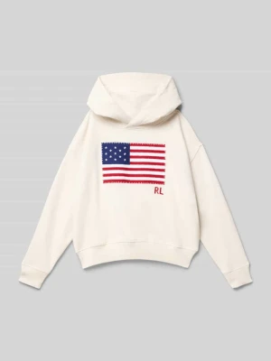 Bluza z kapturem i wyhaftowanym logo i motywem Polo Ralph Lauren Teens