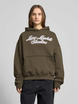 Bluza z kapturem i wyhaftowanym logo model ‘Shutter’ Low Lights Studios