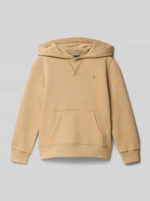 Bluza z kapturem i wyhaftowanym logo Polo Ralph Lauren Kids