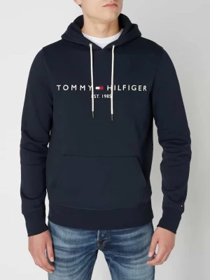 Bluza z kapturem i wyhaftowanym logo Tommy Hilfiger