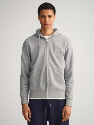 Gant Erkek Gri Regular Fit Kapüşonlu Sweatshirt