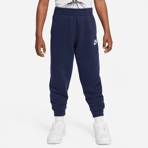Spodnie z zamkiem na całej długości dla małych dzieci Nike Club Fleece - Niebieski