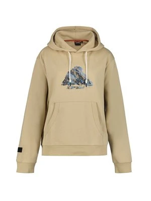 Bluza z kapturem icepeak beżowy