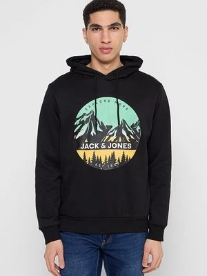 Bluza z kapturem Jack&Jones czarny