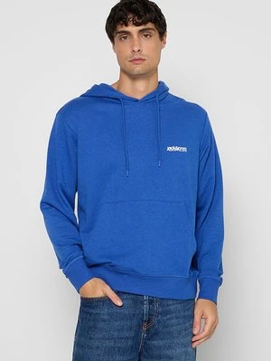 Bluza z kapturem Jack&Jones niebieski neon