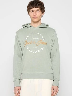 Bluza z kapturem Jack&Jones zielony
