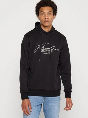 Bluza z kapturem Jack&Jones czarny
