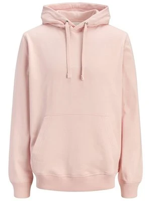 Bluza z kapturem Jack&Jones jasnoróżowy