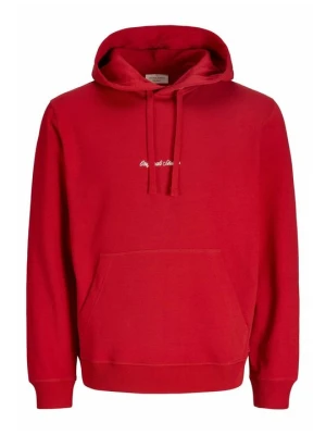 Bluza z kapturem Jack&Jones bordowy