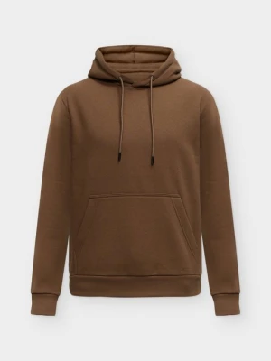 Bluza z kapturem Jack&Jones brązowy
