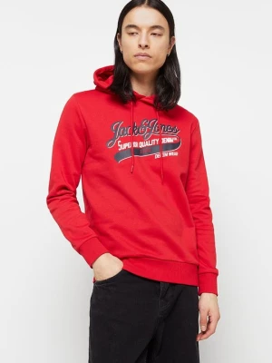 Bluza z kapturem Jack&Jones czerwony