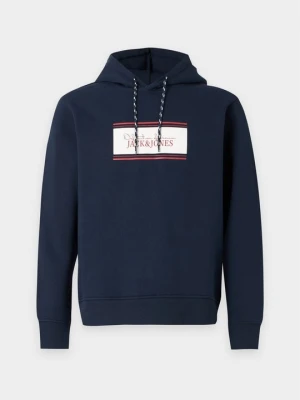 Bluza z kapturem Jack&Jones granatowy