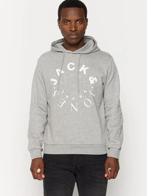 Bluza z kapturem Jack&Jones jasnoszary