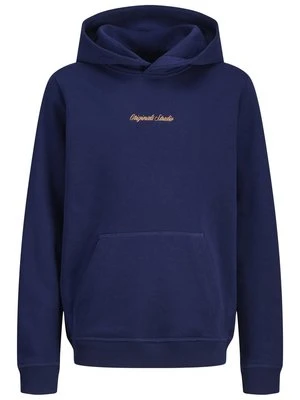Bluza z kapturem Jack&Jones niebieski