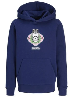 Bluza z kapturem Jack&Jones granatowy
