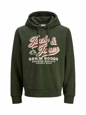 Bluza z kapturem Jack&Jones khaki