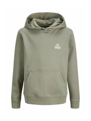 Bluza z kapturem Jack & Jones Kids jasnozielony