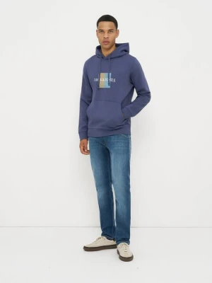 Bluza z kapturem Jack&Jones niebieski