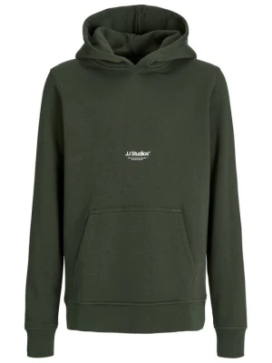 Bluza z kapturem Jack&Jones oliwkowy