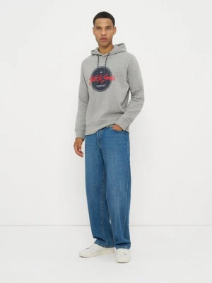 Bluza z kapturem Jack&Jones szary