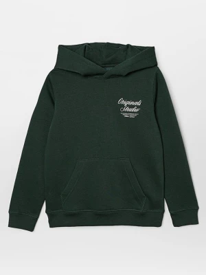Bluza z kapturem Jack & Jones Kids zielony
