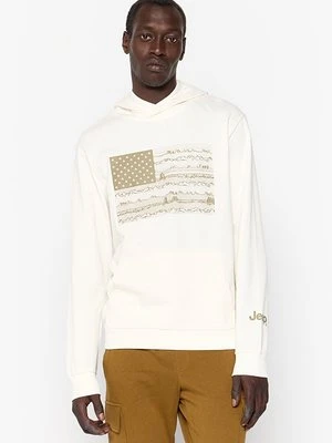 Bluza z kapturem Jeep biały