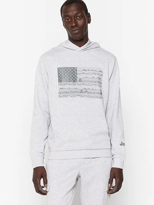 Bluza z kapturem Jeep jasnoszary