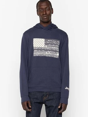 Bluza z kapturem Jeep granatowy