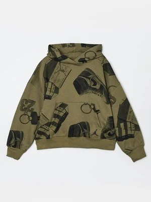 Bluza z kapturem Jordan oliwkowy