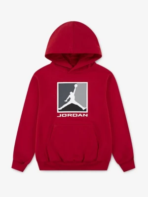 Bluza z kapturem Jordan czerwony