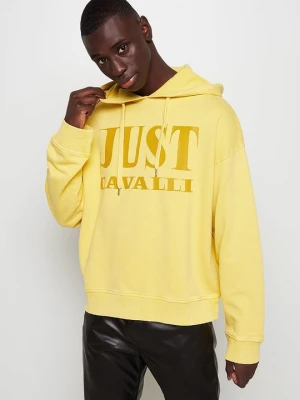 Bluza z kapturem Just Cavalli żółty
