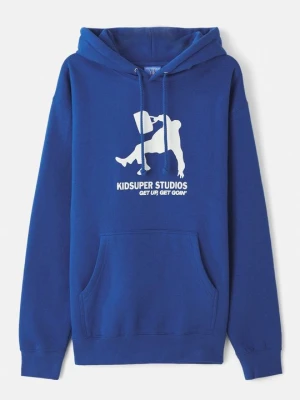 Bluza z kapturem Kidsuper szafirowy