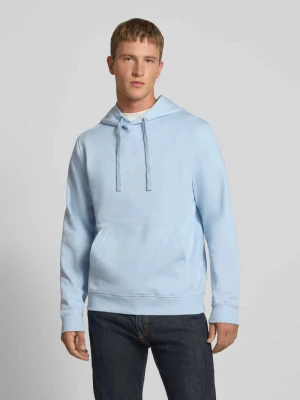 Bluza z kapturem, kieszenią kangurką i wyhaftowanym logo jack & jones