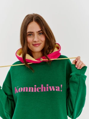 Bluza z kapturem Konnichiwa XS