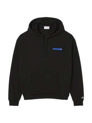 Bluza z kapturem Lacoste czarny