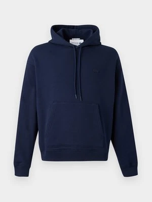 Bluza z kapturem Lacoste granatowy