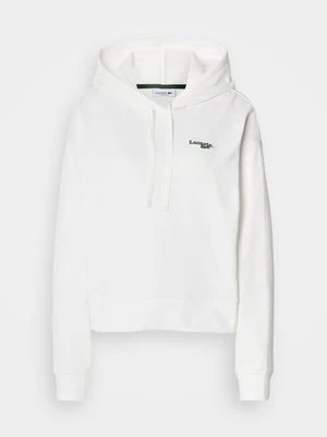 Bluza z kapturem Lacoste mleczny