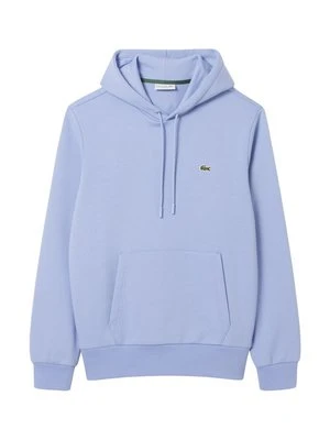 Bluza z kapturem Lacoste fioletowy