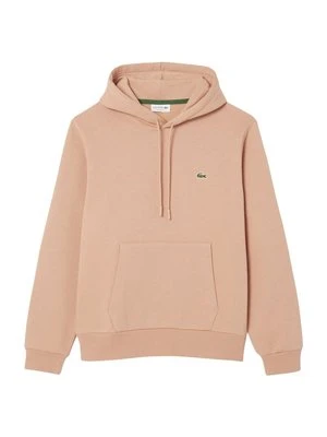Bluza z kapturem Lacoste różowy
