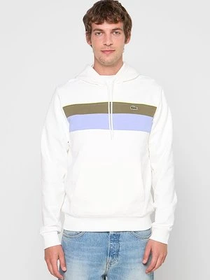 Bluza z kapturem Lacoste mleczny