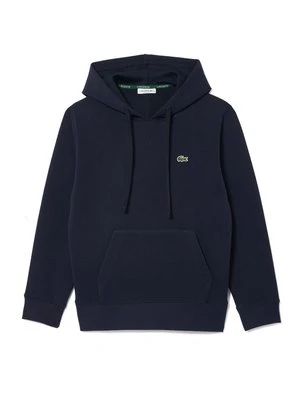 Bluza z kapturem Lacoste granatowy