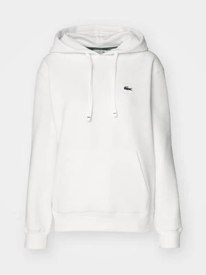 Bluza z kapturem Lacoste mleczny