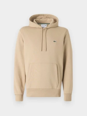 Bluza z kapturem Lacoste beżowy