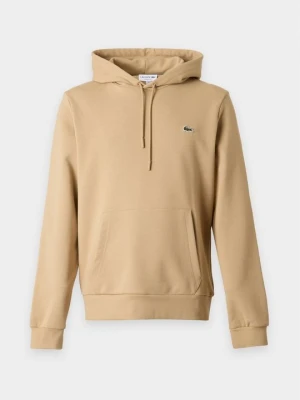 Bluza z kapturem Lacoste beżowy