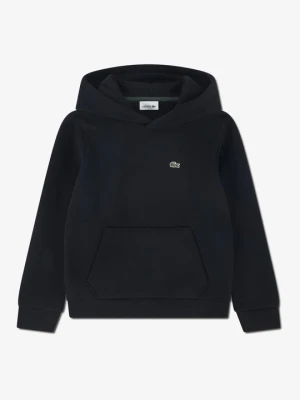 Bluza z kapturem Lacoste czarny