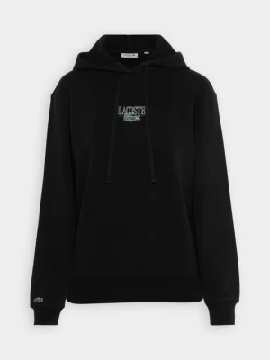 Bluza z kapturem Lacoste czarny