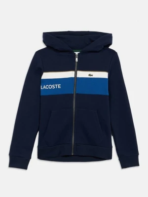 Bluza z kapturem Lacoste granatowy