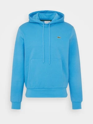 Bluza z kapturem Lacoste jasnoniebieski